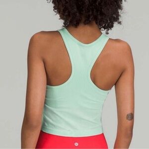 LULULEMON EBB TO STREET RACE CROP RACERBACK Top.SIZE SMALL